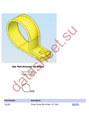 E4 AMBER datasheet  